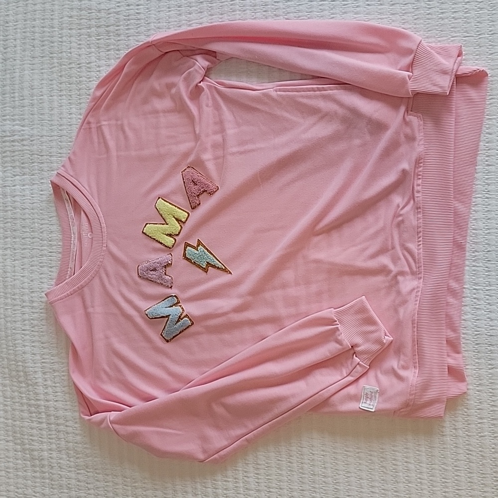 Pink Simple Southern "Mama" sweater